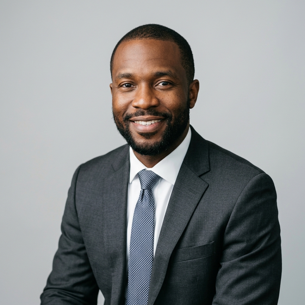 Portrait of a Pharmacy Executive Manager, satisfied client